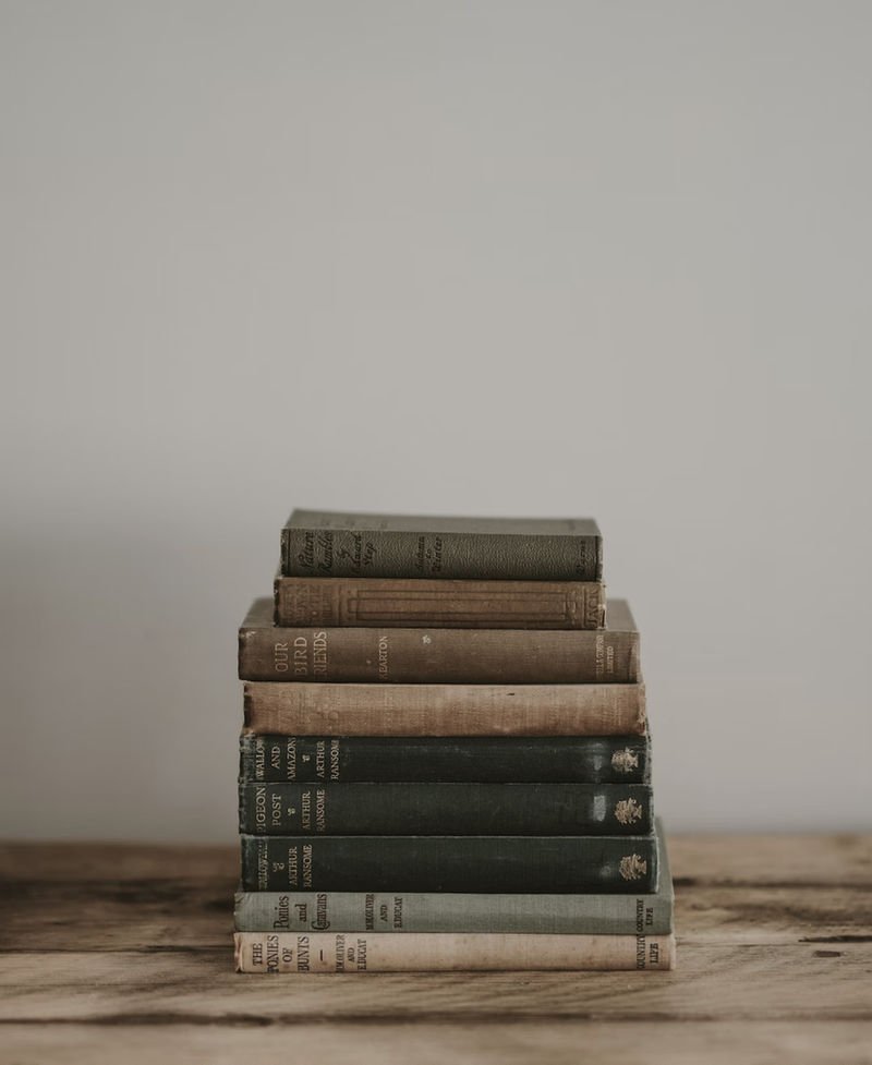 Stack Of Vintage Books